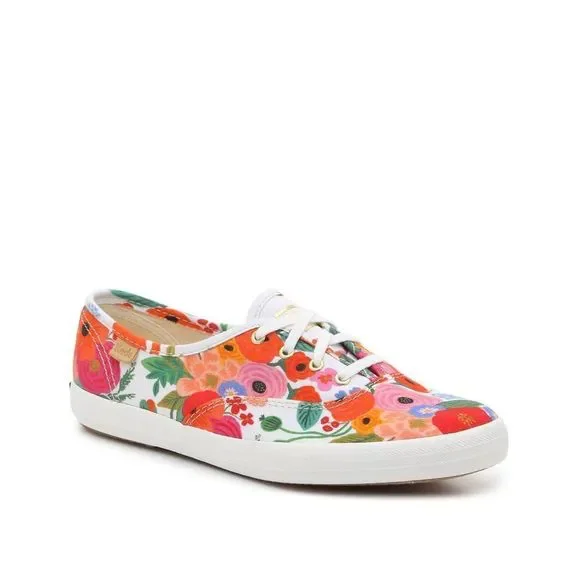 KEDS x RIFLE PAPER CO. Champion Garden Party Sneaker Size 6 - Picture 1 of 12